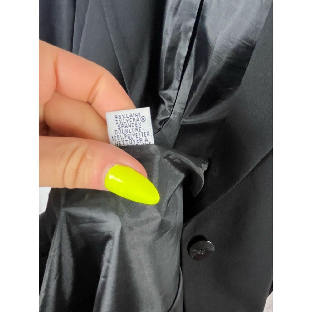 Talbots Black Women's Tailored Blazer Size 6 - Picture 4 of 5